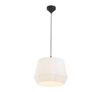Dicte 40 Indoor Living Dining Textile Pendant Ceiling Light in White (Diam) 40cm Nordlux White One Size