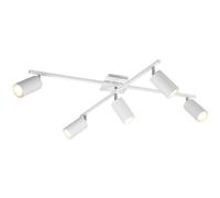 Ceiling Light White Marley 5 Spot Bar Trio 612400501