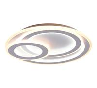 Ceiling Light White Mita LED Matt 74w Round Nightlight Remote Trio 629210331