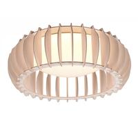 Ceiling Light White Monte LED Natural Wood 400mm Remote Trio R62171130