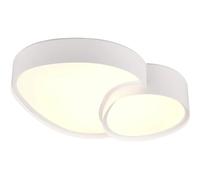 Ceiling Light White Rise LED Matt 430mm 21w Remote Trio 647510231