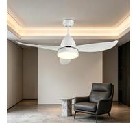 Ceiling Light with Fan 6-Speed,2/4/8-Hour Timer, Energy Saving,Reversible, Noiseless, Reversible Fans for Bedroom,Living Room, Kitchen, Indoor/Outdoor