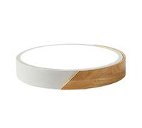 Ceiling Lighting Fixtures Acrylic Minimalist Wood Lamp Flush Mount 3 Color Dimmable Fixture Japanese Style Over Living Room for Bedroom Laundry Hal