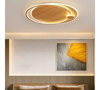 Ceiling Lighting Oak Wood Acrylic Ceiling Light Modern Minimalist Led Flush Mount Ceiling Lamp Illumination Lights Fixture for Bedroom Kitchen Entryway Hallway Bathroom Laundry Room/Neutral Light
