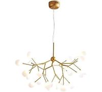 Ceiling Lights Chandelier G4 Sputnik Chandelier Adjustable Height Firefly Pendant Light Semi Flush Mount Chandeliers Compatible with Living Room Dining Bedroom