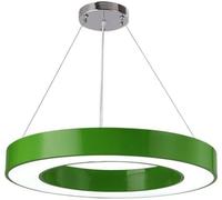 Ceiling Lights Chandeliers,Kindergarten Color Led Chandelier Hollow Circular Lights Circle Hanging Line Lamp Office School Classroom Ceiling Round Light, Warm Light 3000K/Red/80Cm-Yellow-40Cm(Red,80Cm