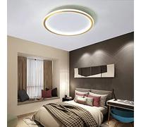 Ceiling Lights for bedroom Dimmable LED Flush Mount 16 inch Modern Round Recessed with APP Adjustment Gold 44W Close to Ceiling Lighting Living Room Bedroom