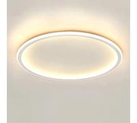 Ceiling Lights for bedroom Dimmable LED Flush Mount 20 inch Modern Round Recessed with APP Adjustment White 55W Close to Ceiling Lighting for Bedroom Living Room