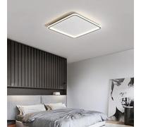 Ceiling Lights for bedroom Dimmable LED Flush Mount 40W 16" Modern Square Recessed White Adjustable Close to The Ceiling Sconce Indoor Lighting Living Room Bedroom
