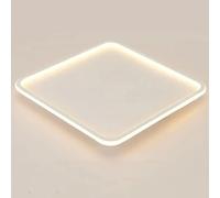 Ceiling Lights for bedroom Dimmable LED Flush Mount 50W 20" Modern Square Recessed White Close to The Ceiling Sconce Indoor Lighting for Bedroom Living Room