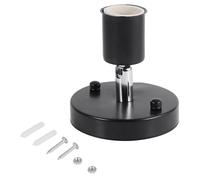 Ceiling Lights Lamp Holder E27 Metal Ceiling Pendant Light Fitting,180° Swivel Modern Wall Mounted Pendant Light Fitting,for Living Room Kitchen Dining Room Corridor Passage (black)