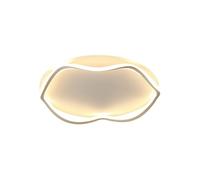 Ceiling Lights Modern Nordic LED Flush Mount Ceiling Light Dimmable 3-Color Changing Wavy Design Ultra-Thin Acrylic Shade Aesthetic for Bedroom Living Room Study