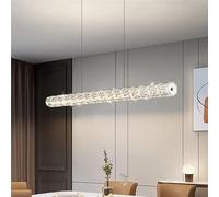 ceiling Luxury Crystal Restaurant Chandelier Postmodern Designer Island Table Long Lamp Indoor Lighting, Home décor