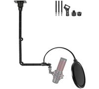 Ceiling Mic Mount Holder compatible with Shure MV7,Blue Yeti,Razer,HyperX,Rode,Razer Microphones for Gaming, Streaming, Podcasts, Twitch, YouTube, Discord