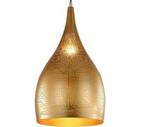 ceiling Moroccan Etching Pendant Light Industrial Porous Arabic Chandelier Vintage Turkish Hollow Ceiling Hanging Lamp Fixture for Kitchen Island Restaurant Hallway Foyer Bar Farmhouse