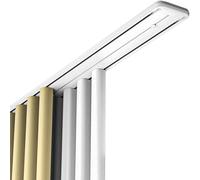 Ceiling Mount Aluminum Alloy Nano Silence Track,Conjoined Ceiling Mount Rail,White Aluminium Finish,for Living Room Bedroom Room Divider(Size:2m)