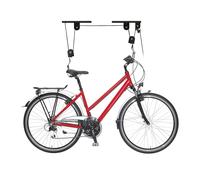 Ceiling mount bike storage Easy install Rubber hooks Ceiling bike hoist