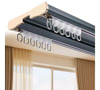 Ceiling Mount Double Row Aluminum k Rail with Fittings Easy Install for Living Room RV Office Nature1.40m/4.59FT (Green) Versatile & Lighting Solution
