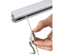 Ceiling Mount Picture Rail Hooks and Wire, Heavy Duty Track Pictures Hanging Kit, Canvasses Gallery Church Artwork Photo Display System(0.5 m/1.6' Cable,35"/89cm Track)