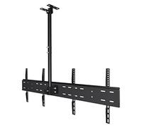 Ceiling Mount TV Bracket Adjustable & Rotatable for 32 40 Inch TVs Dual TV Support Heavy Duty Space Saving Solution for Home & Office Use.