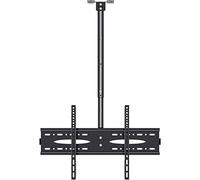Ceiling Mount TV Bracket with Flip Down Tilt Swivel Telescopic Design for Heavy Duty Support and Versatile Viewing Angles