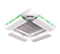 Ceiling-Mounted Adjuble Central Air Conditer - Easy Inllat, 40cm, Straight Air Flow, Efficient Cooling System, Ideal for Home & Office Use - One Piece