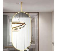Ceiling Mounted Bathroom Vanity Mirror, Suspended Vanity Makeup Mirror