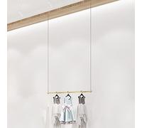 Ceiling Mounted Clothing Rack Metal Garment Display for Retail Stores Wall Mounted Hanger Commercial Clothes Rack Stylish Modern Coat Hanger Space Saving Design