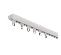 Ceiling Mounted Curtain Track Rail for Bay Windows & Straight, Smooth Gliding, Easy Installation, Perfect for Home Decor