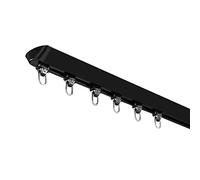 Ceiling Mounted Curtain Track Rail for Bay Windows & Straight, Smooth Gliding, Easy Installation, Perfect for Home Decor