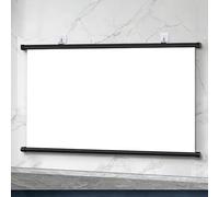 Ceiling Mounted Projector Screen,Wall & Ceiling Mounted Projection Screen,Easy To Install,Smooth And Flat,For Home School Cinema Theater Outdoor Indoor Public Display