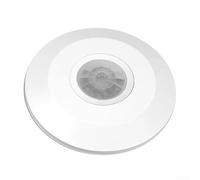 Ceiling mounted sensor switch with adjustable infrared delay function, for public spaces, corridors, staircases, and low voltage lighting applications