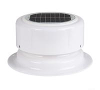 Ceiling Mounted Solar Ventilator Fan for RV, Boat, and Trailer Use, Silent Solar Powered Fan with ABS Flame Retardant Construction for Travel Ventilation