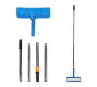 Ceiling Paint Roller with Drip Guard, Adjustable Long Handle Reusable Rolling Paint Brush for Window Door Garden Garage