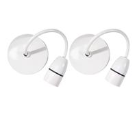 Ceiling Pendant Light Fitting 6 Inch Ceiling Lights Vintage Hanging Light Plastic Lamp Hanging Light for Bed Room, Living Room, Dinning Room and Home Decor (Pack of 2)