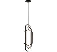 Ceiling Pendant Light, Postmodern Geometry Pendant Lamp Northern Europe Single HeadPendant Light Black Home Lighting LED SuspensWire Lights for Living Room Dining Room Bedroom Hotel Club Lighting