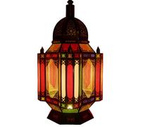 Ceiling Pendant Light XL Metal Colorful 45cm Handmade Decor Boho Living Room