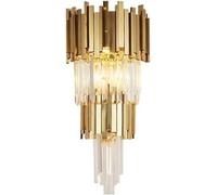 Ceiling Postmodern Stainless Steel Crystal Round Chaner ing Glossy Hanging Lamps for Hotel, Living Dining Room, Bedroom Home Decor Wall lamp C
