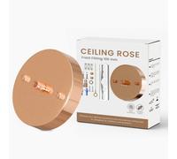 Ceiling Rose Light Fitting 100mm Metal Single Outlet Cover Plate With Accessories For Ceiling And Wall Lamp