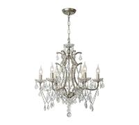ceiling Scandinavian LED Chandelier American Living Room V-intage Crystal Chandelier European Villa Princess Bedroom Interior Decoration,Pendant Light