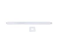 Ceiling Shower Arm Multifunctional Stainless Steel Square Rain Shower Head Straight Arm Concealed Design for Modern Bathroom Stainless Steel 518g (61CM)