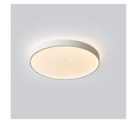 ceiling Slim Flush Mount Ceiling Light 3-Color Light-Changing Ceiling Lamp Bright Star Shade Decoration Lighting Lamps Suitable for Bedroom Dining Room Office-Black-48cm(Blanc,38cm)