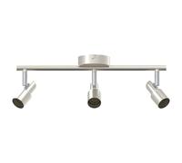 Ceiling Spotlight with Spotlights Nickel Steel Modern Lighting Home vidaXL