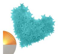 Ceiling Stars - 100 Pcs Fluorescent Starry Sky Stickers, 3D Glow in The Dark Wall Decals | Bedroom, Kids Room, Nursery Ceiling Decoration, Easy to Apply and Leave No Trace for Bedrooms or Playrooms