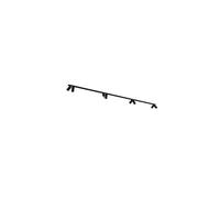 Ceiling strip 400 cm Mono VIII 2x200 black/gold 7701 lighting