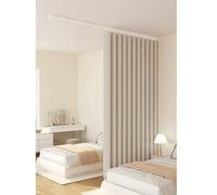 Ceiling Supported Privacy Partition Stylish Room Divider for Salons Bedrooms & Open Spaces Perfect for Creating Private Areas & Enhancing Decor