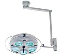 Ceiling Surgical Medical Examination Shadowless Lamp, Operatory Exam Light Ceiling Lamp 360° Rotation Cold Light, 60000-120000 luxa djustable Color Temperature Shadowless Lamp