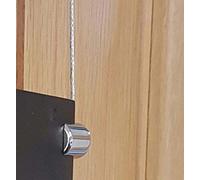 ceiling to floor cable fixing Wire rope easy access Pocket panel clamp support Cable Display system (Panel support clamp grip Single 6MM)