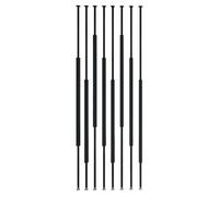 Ceiling to Floor Room Divider | DIY Privacy Screen Partitions with Metal Slats for Studio Apartment or Office Space