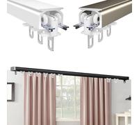 Ceiling Track for Hospital Curtains 100 600cm Aluminum Shower Curtain Rod Room Divider Black 380cm Ideal for Privacy and Space Management